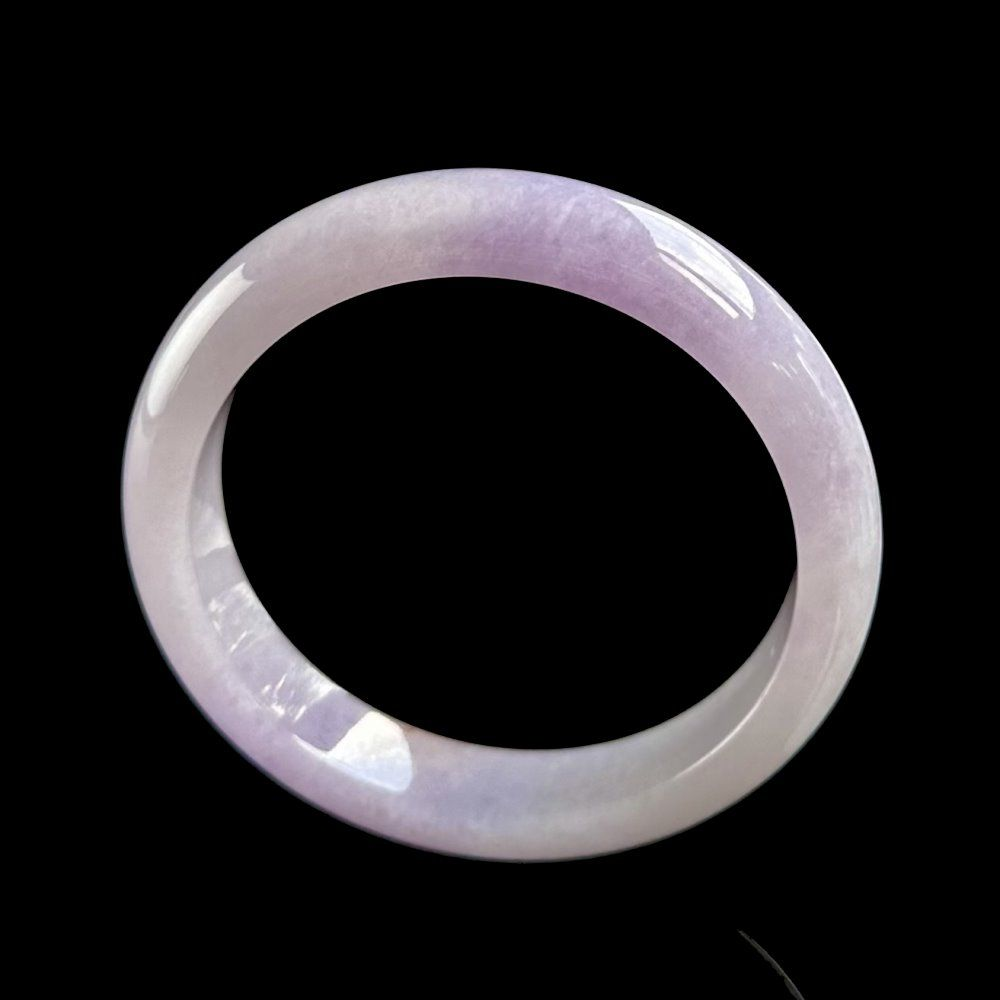 01 Icy Violet Jadeite Bracelet #55mm 2 Icy Violet Jadeite Bangle #55mm