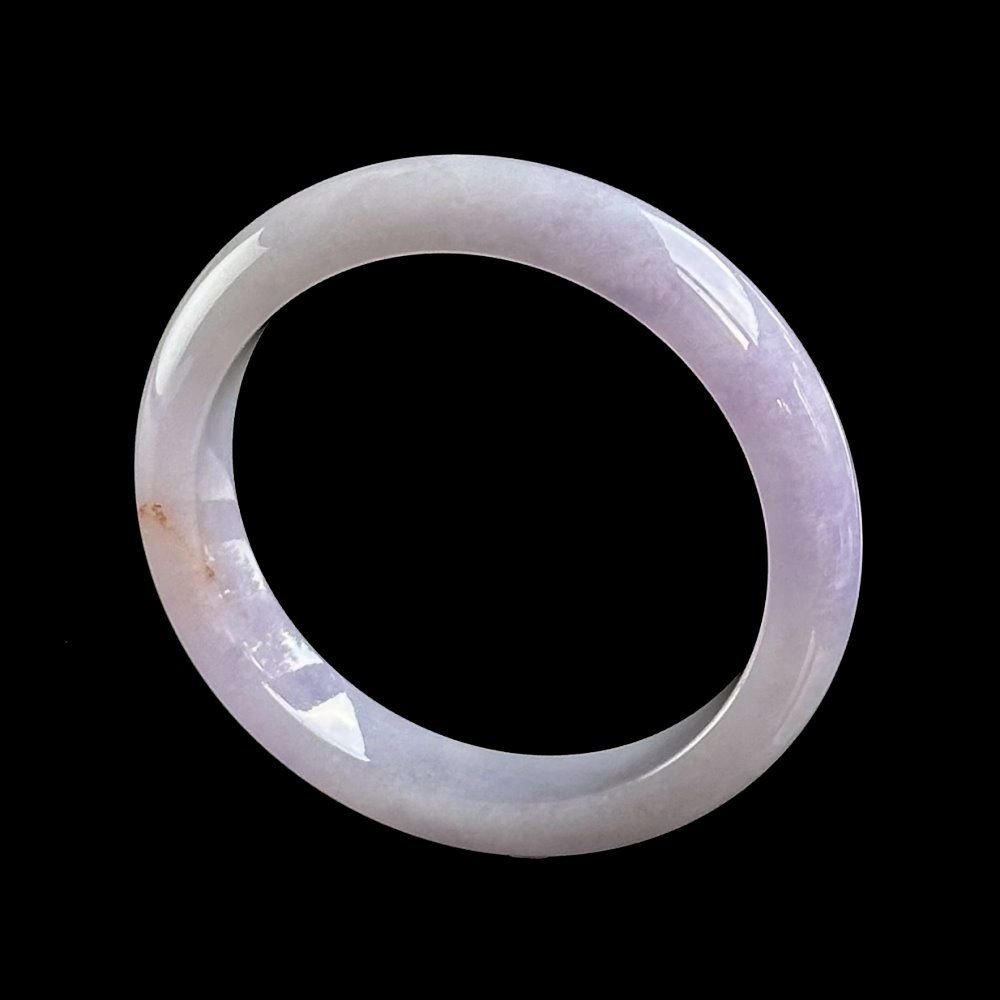01 Icy Violet Jadeite Bracelet #55mm 4 Icy Violet Jadeite Bangle #55mm