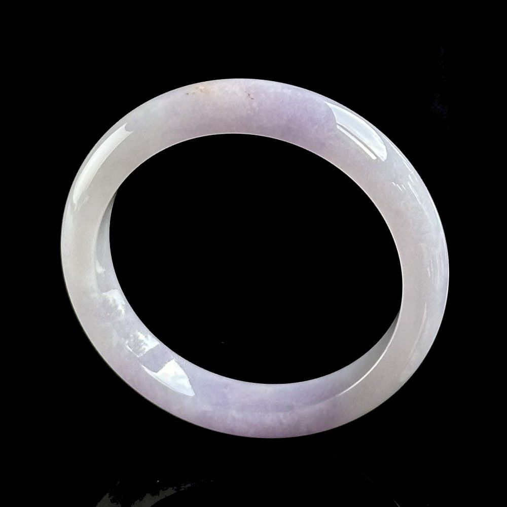 01 Icy Violet Jadeite Bracelet #55mm 5 Icy Violet Jadeite Bangle #55mm