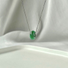 Icy Emerald Green Jadeite Pendant
