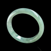02 Icy Glacier Blue Jadeite Bangle #57mm 1 Icy Glacier Blue Jadeite Bangle #57mm