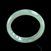 02 Icy Glacier Blue Jadeite Bangle #57mm 3 Icy Glacier Blue Jadeite Bangle #57mm