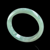 Icy Glacier Blue Jadeite Bangle #57mm