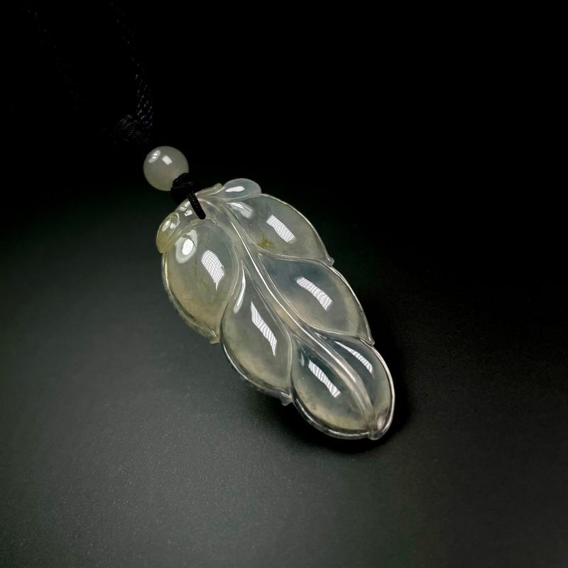 06 Icy Jadeite Pendant Successful Career 1 Icy Jadeite Pendant - Successful Career