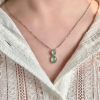 07 Icy Light Green Floating Flower Jadeite Pendant 2 Icy Light Green Floating Flower Jadeite Pendant