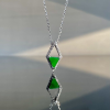 08 Old Mine Type Emerald Green Jadeite Pendant 1 Old Mine Type Emerald Green Jadeite Pendant