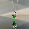 08 Old Mine Type Emerald Green Jadeite Pendant 2 Old Mine Type Emerald Green Jadeite Pendant