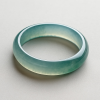 bangle jade 11547 Glass-Type Flower Jadeite Bangle