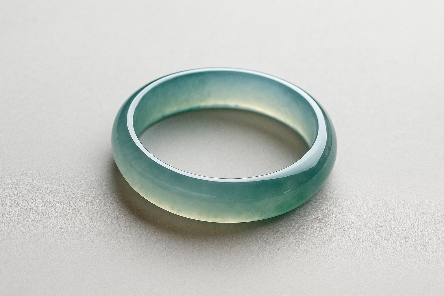 bangle jade 11547 Glass-Type Flower Jadeite Bangle