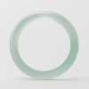 bangle jade 14586 Icy Light Fruit Green Jadeite Bangle