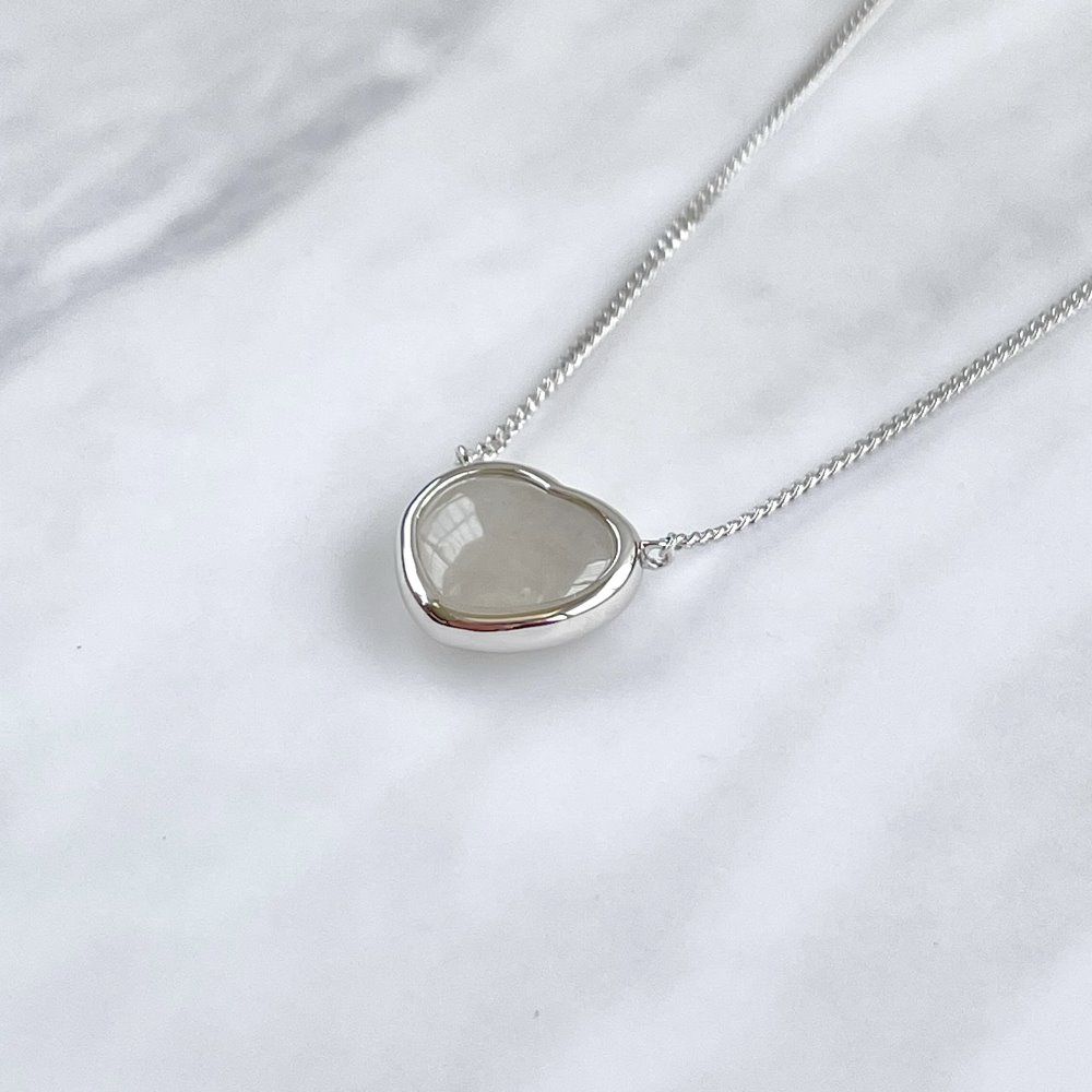 Enchanting White Jadeite | Necklace